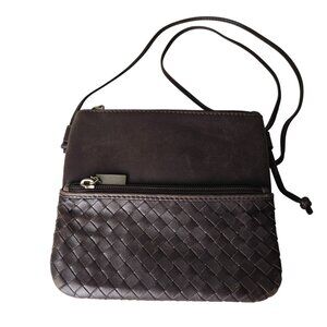 Handmade Leather Bag from Leather School of Florence, Dark Brown, High Quality